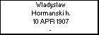 Wladyslaw Hormanski h.
