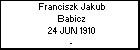 Franciszk Jakub Babicz