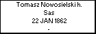 Tomasz Nowosielski h. Sas