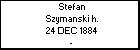 Stefan Szymanski h.