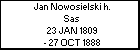 Jan Nowosielski h. Sas