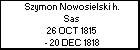 Szymon Nowosielski h. Sas