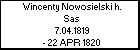 Wincenty Nowosielski h. Sas