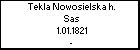 Tekla Nowosielska h. Sas