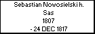 Sebastian Nowosielski h. Sas
