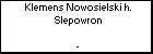 Klemens Nowosielski h. Slepowron