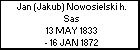 Jan (Jakub) Nowosielski h. Sas