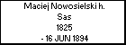 Maciej Nowosielski h. Sas