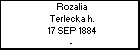 Rozalia Terlecka h.