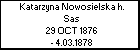 Katarzyna Nowosielska h. Sas