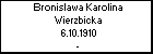 Bronislawa Karolina Wierzbicka