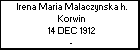 Irena Maria Malaczynska h. Korwin