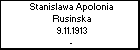 Stanislawa Apolonia Rusinska