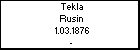 Tekla Rusin