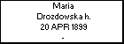 Maria Drozdowska h.