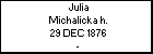 Julia Michalicka h.