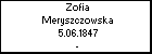 Zofia Meryszczowska