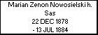 Marian Zenon Nowosielski h. Sas