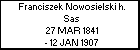 Franciszek Nowosielski h. Sas