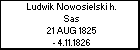 Ludwik Nowosielski h. Sas