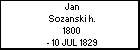 Jan Sozanski h.
