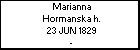 Marianna Hormanska h.