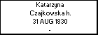 Katarzyna Czajkowska h.