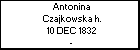 Antonina Czajkowska h.
