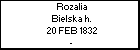 Rozalia Bielska h.