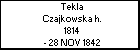 Tekla Czajkowska h.