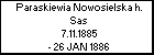 Paraskiewia Nowosielska h. Sas