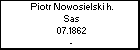 Piotr Nowosielski h. Sas