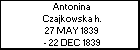 Antonina Czajkowska h.