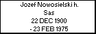 Jozef Nowosielski h. Sas