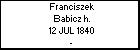 Franciszek Babicz h.