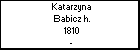 Katarzyna Babicz h.