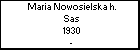 Maria Nowosielska h. Sas