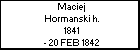 Maciej Hormanski h.