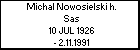 Michal Nowosielski h. Sas