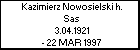 Kazimierz Nowosielski h. Sas