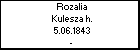 Rozalia Kulesza h.