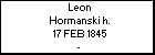 Leon Hormanski h.