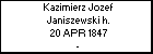 Kazimierz Jozef Janiszewski h.