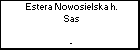 Estera Nowosielska h. Sas