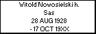 Witold Nowosielski h. Sas