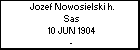Jozef Nowosielski h. Sas