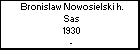 Bronislaw Nowosielski h. Sas