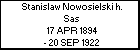 Stanislaw Nowosielski h. Sas