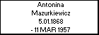 Antonina Mazurkiewicz
