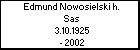 Edmund Nowosielski h. Sas